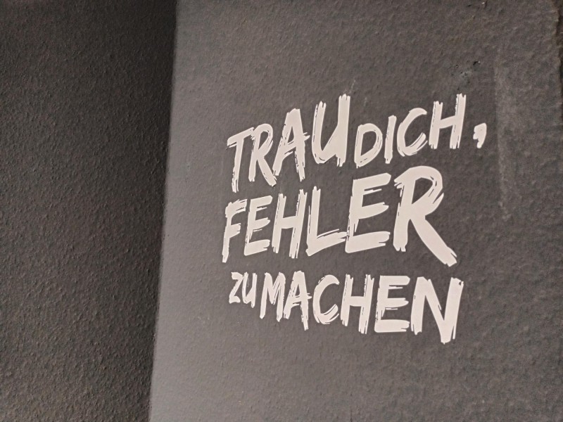 Motto Wandposter